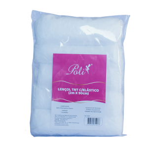 Lençol com Elástico TNT 2x90cm 5 un Poli