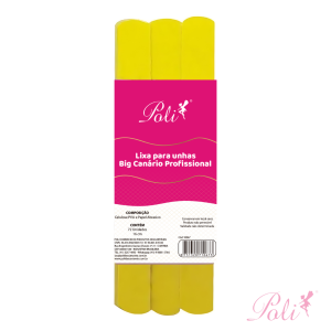 Lixa para Unha Big Canário 16cm 72 un Poli