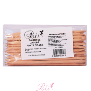 Palito Jatobá Ponta de Aço 50 un Poli
