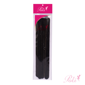 Lixa para Unha Preta 16cm 6 un Poli