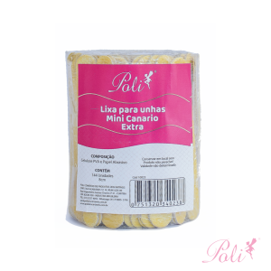 Lixa para Unha Mini Canário 8cm 144 un Poli