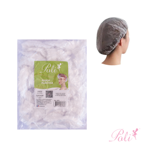 Touca Descartável Plástica 24 un Poli