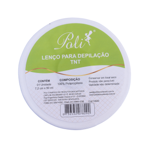 Lenço para Depilação TNT Rolo 50m Poli