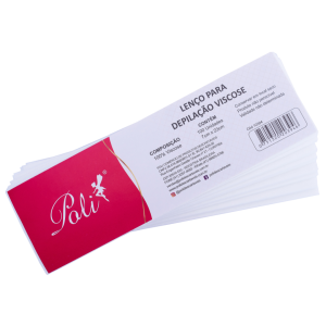 Lenço para Depilação Viscose 100 un Poli