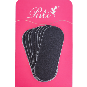 Refil Lixa para Suporte Pedicure Preta 5x13cm 50 un Poli