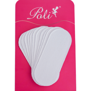 Refil Lixa para Suporte Pedicure Branca 4.5x11.5cm 50 un Poli