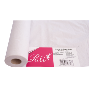 Lençol Papel 0.50x50m Branco Luxo 1 un Poli
