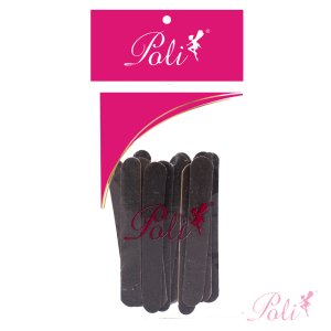 Lixa para Unha Mini Preta 8cm 12 un Poli