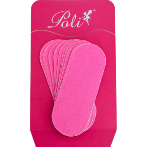 Refil Lixa para Suporte Pedicure Rosa 5x13cm 50 un Poli