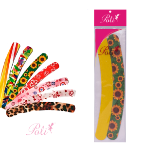 Lixa para Unha Meia Lua Colorida 2 un Poli