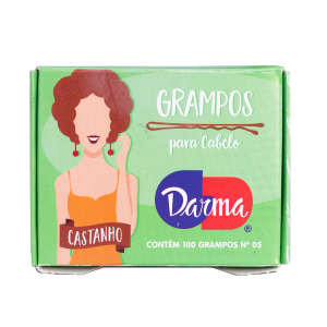 Grampo Darma Castanho N.5 100 un