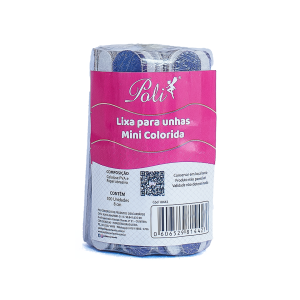 Lixa para Unha Mini Colorida 8cm 100 un