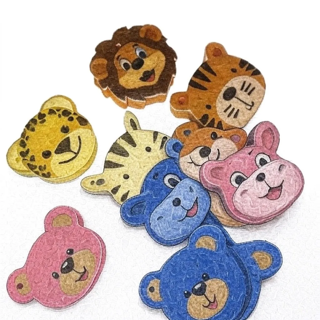 Bucha Esponja Infantil Zoo 1 un Poli