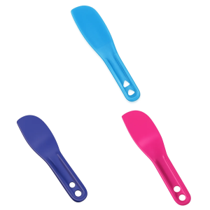 Espátula para Creme Plástica Curvada 1 un Poli