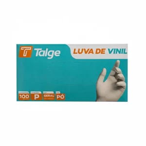 Luva Vinil sem Pó 100 un Talge - P