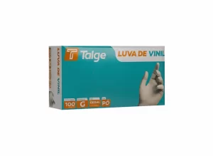 Luva Vinil sem Pó 100 un Talge