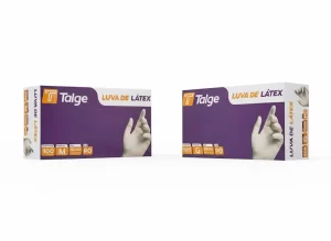Luva Látex Industrial Uso Não Médico 100 un Talge
